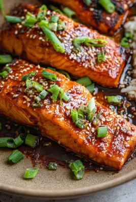 Air Fryer Teriyaki Glazed Salmon