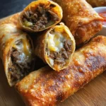 Cheeseburger Spring Rolls