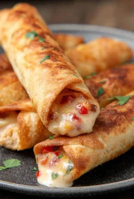 Chicken Taquitos with Queso