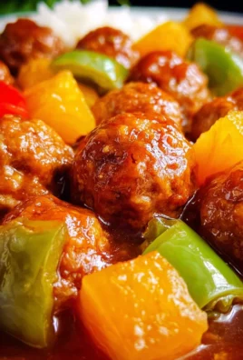 Crock Pot Sweet and Sour Meatballs