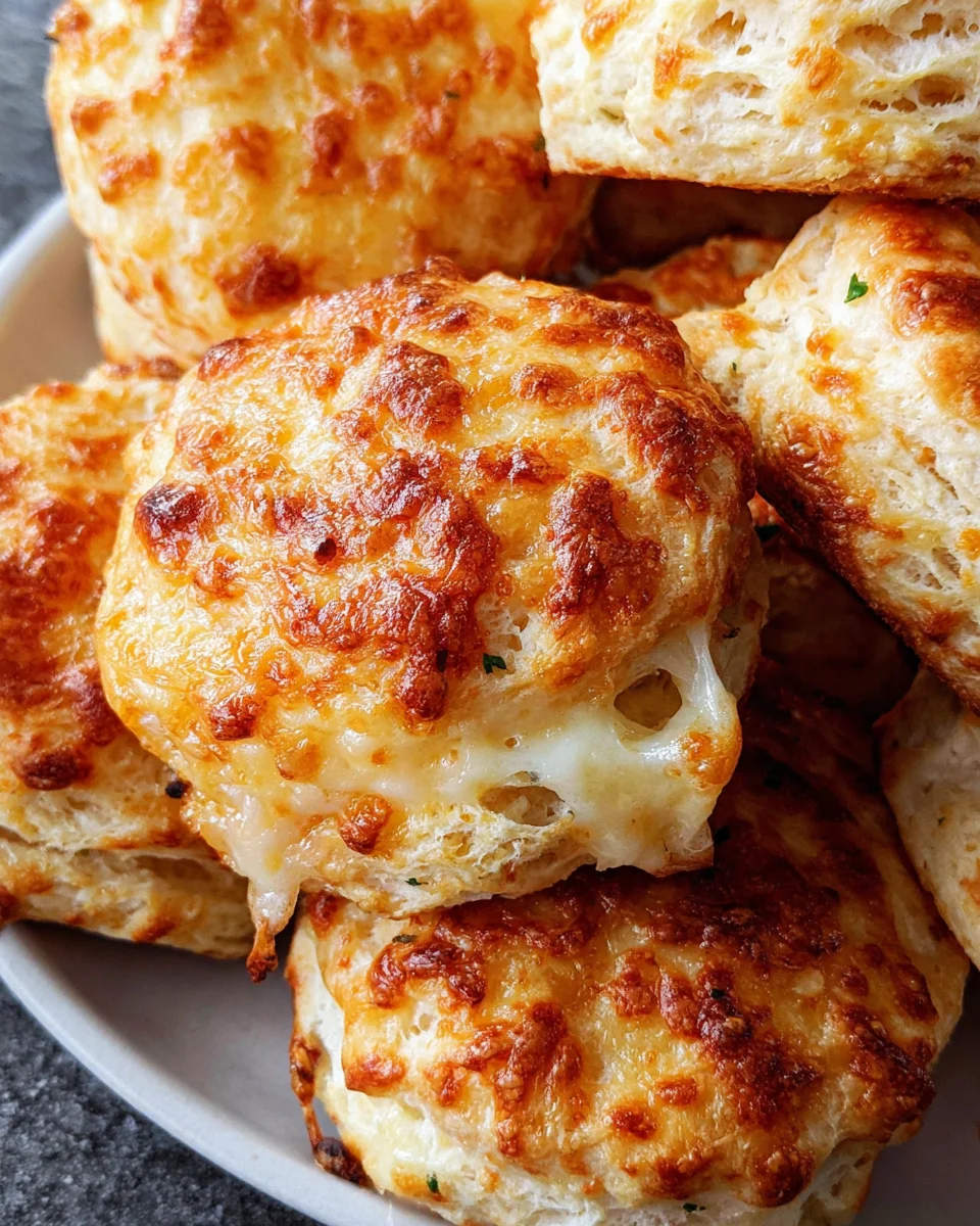 Fluffy Mozzarella Biscuits