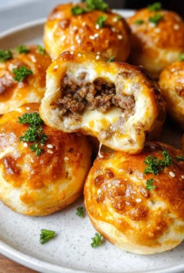 Garlic Parmesan Cheeseburger Bombs Recipe