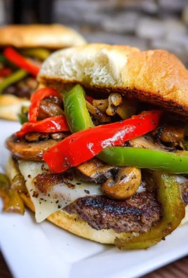 Grilled Philly Burgers