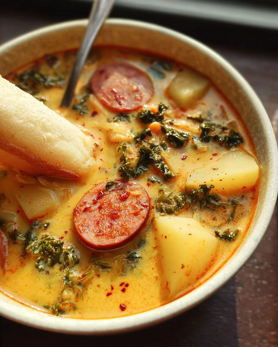 Instant Pot Smoky Sausage and Potato Soup