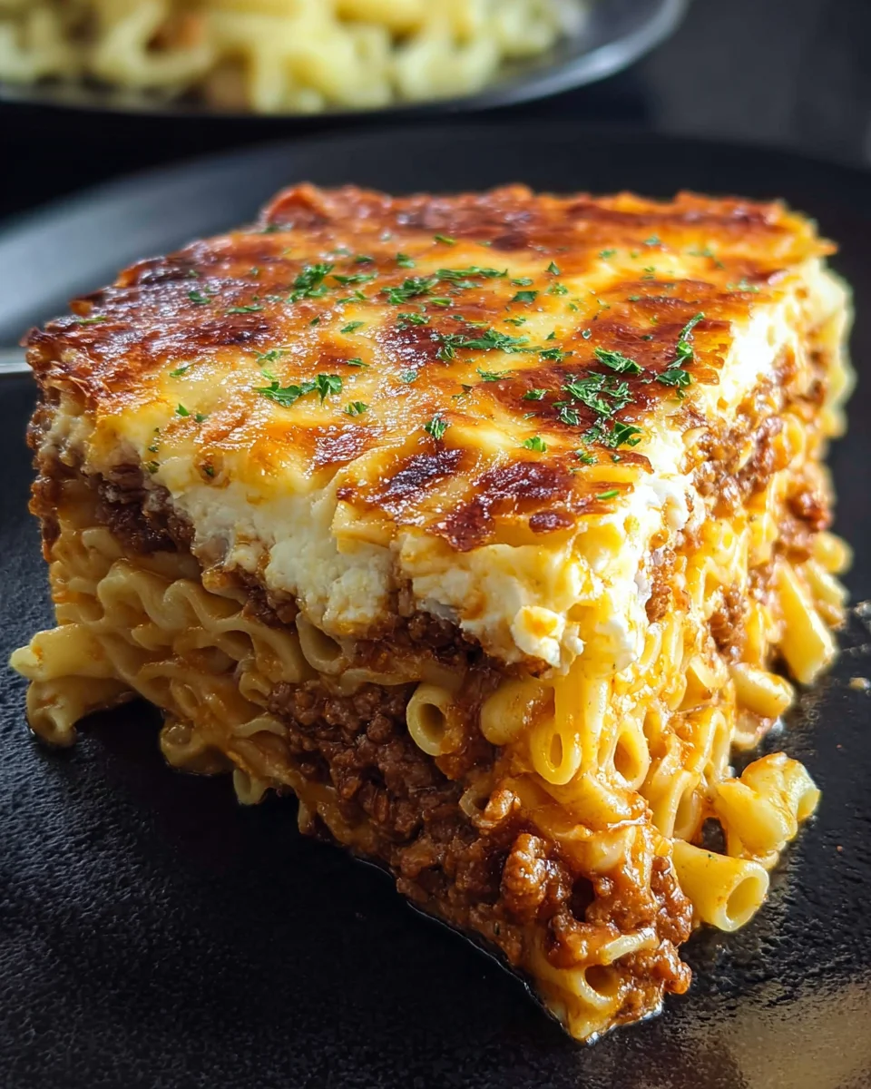 Pastitsio (Greek Lasagna)