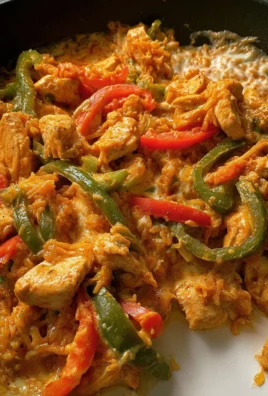 Queso Chicken Fajita Skillet