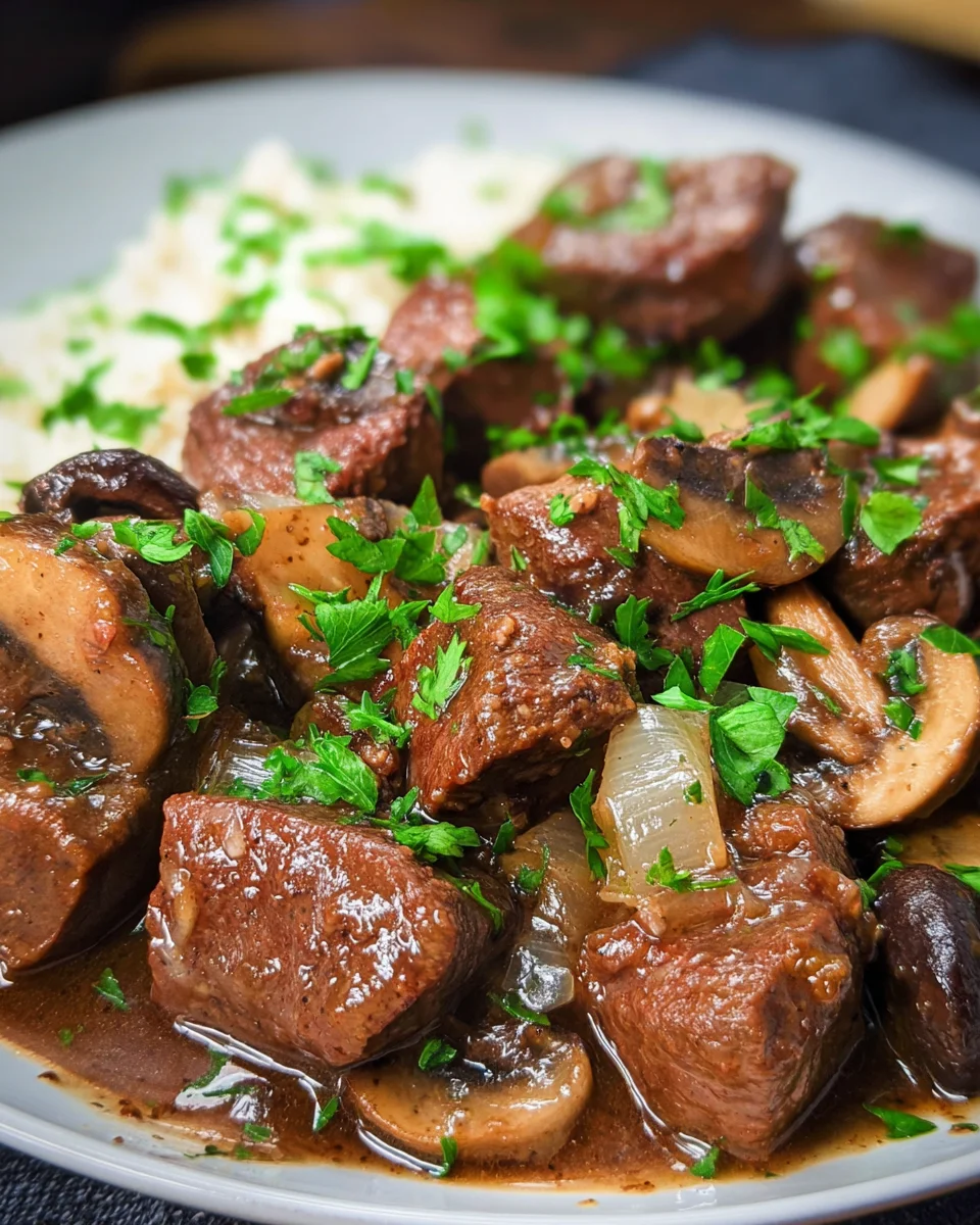 Slow Cooker Beef Tips