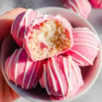 Cherry Chip Cheesecake Bites