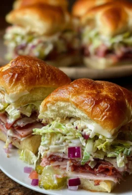 Chopped Italian Sliders