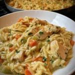 Creamy Chicken Pot Pie Orzo