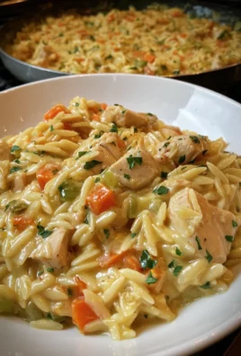 Creamy Chicken Pot Pie Orzo