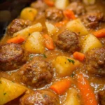 Crockpot Meatball Pot Roast