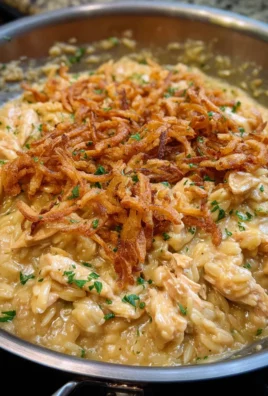 French Onion Chicken Orzo