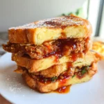 French Toast Fried Chicken Sandwich
