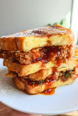 French Toast Fried Chicken Sandwich