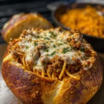 Garlic Butter Spaghetti Bowls