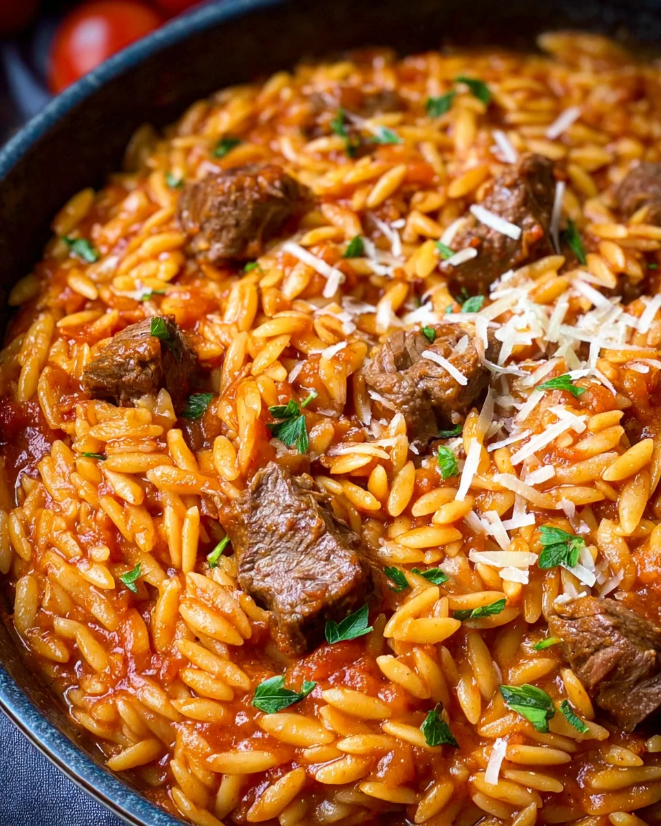 Giouvetsi (Greek Beef Stew with Orzo)