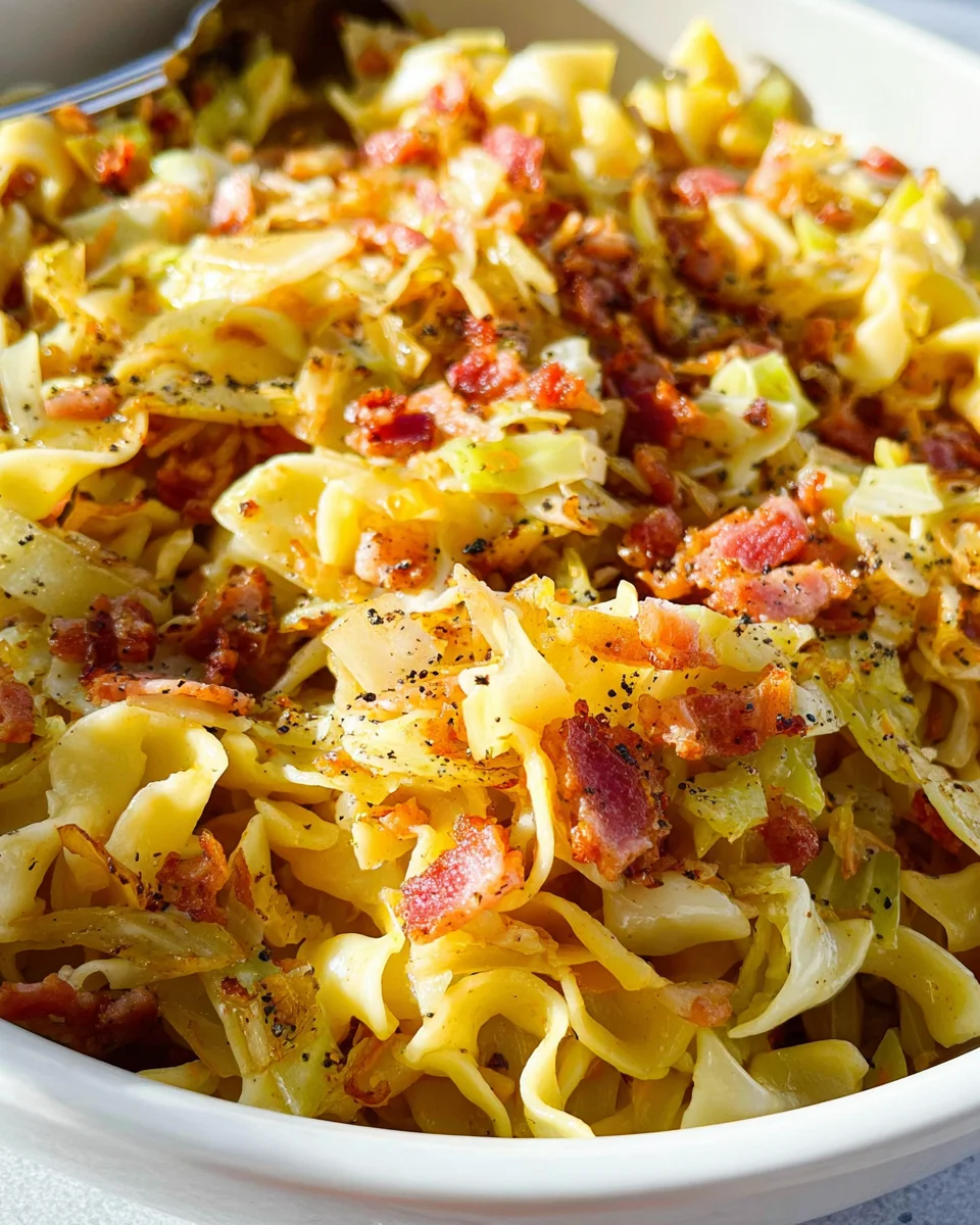 Haluski (Cabbage and Noodles)