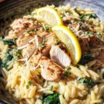 Lemon Chicken Orzo