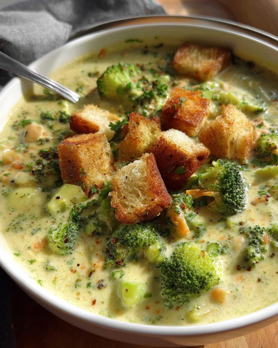 Smoked Gouda Broccoli Soup