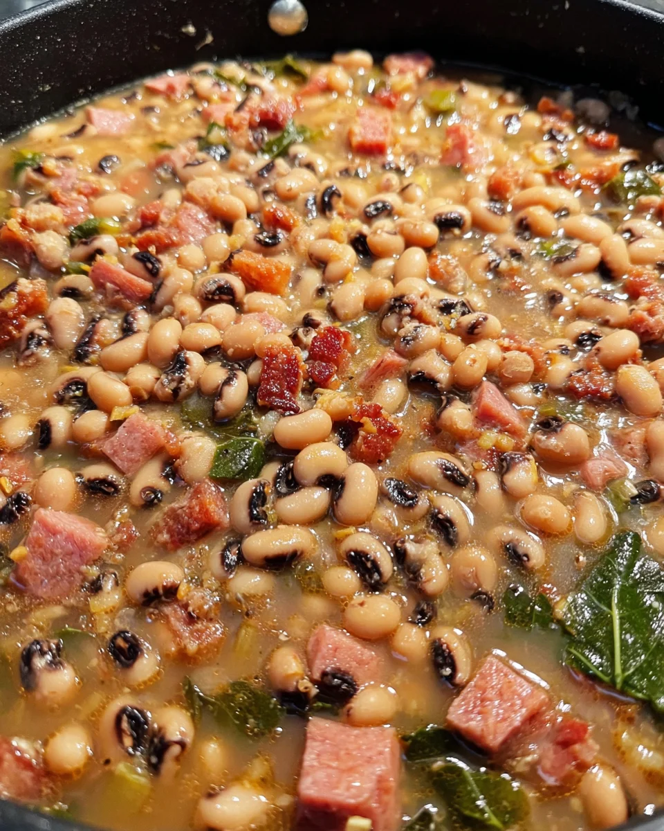 Southern Style Black Eyed Peas