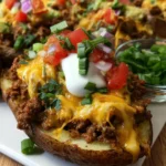 Taco Stuffed Baked Potatoes