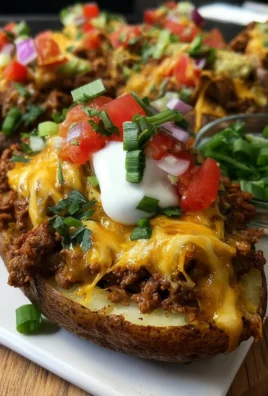 Taco Stuffed Baked Potatoes