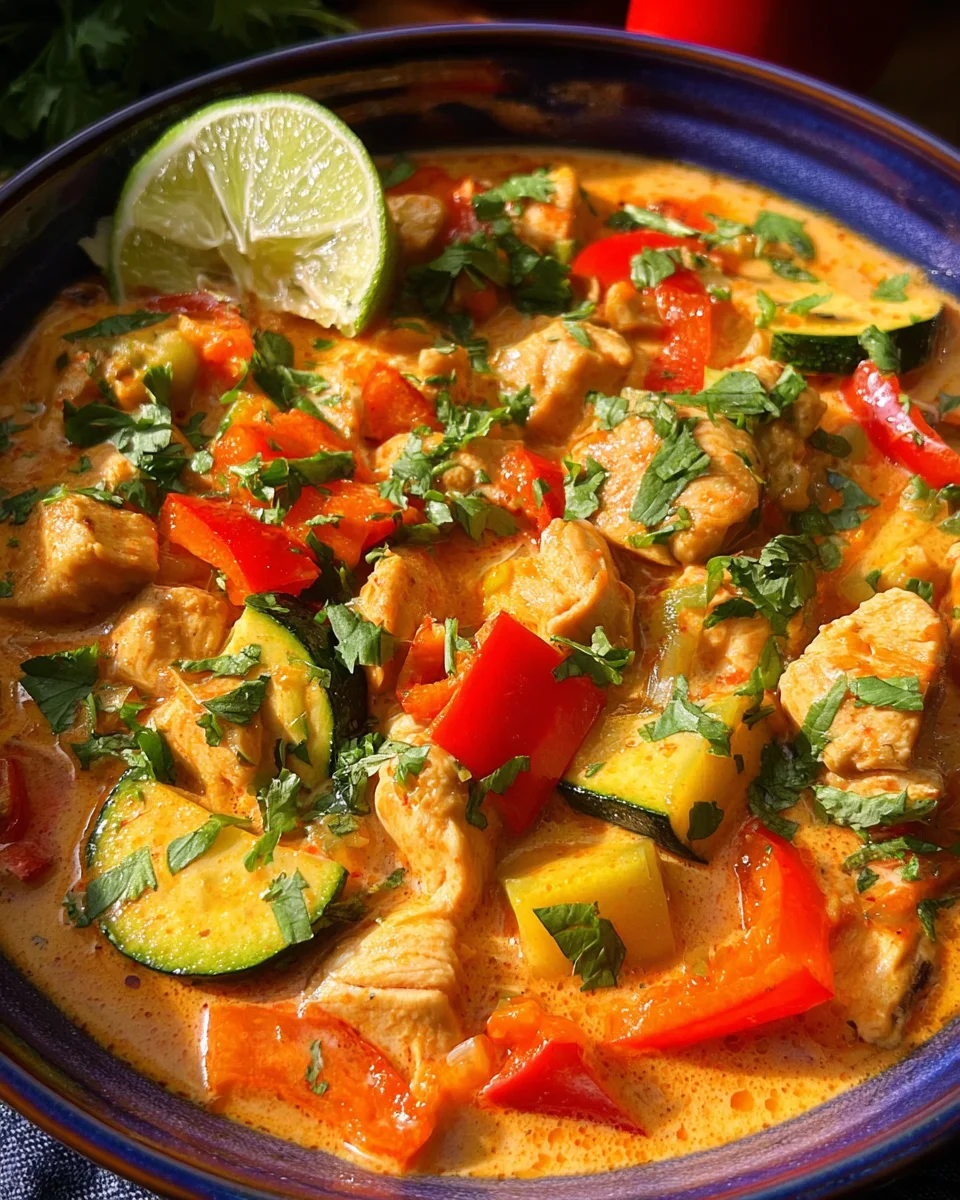 Thai Red Curry Chicken